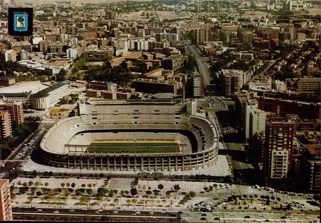 Miniatura de Vista aérea Estadio Santiago Bernabeu
