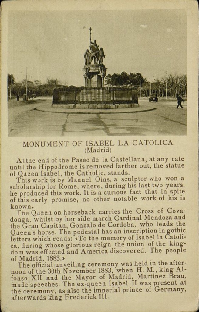 Miniatura de Monument of Isabel La Catolica