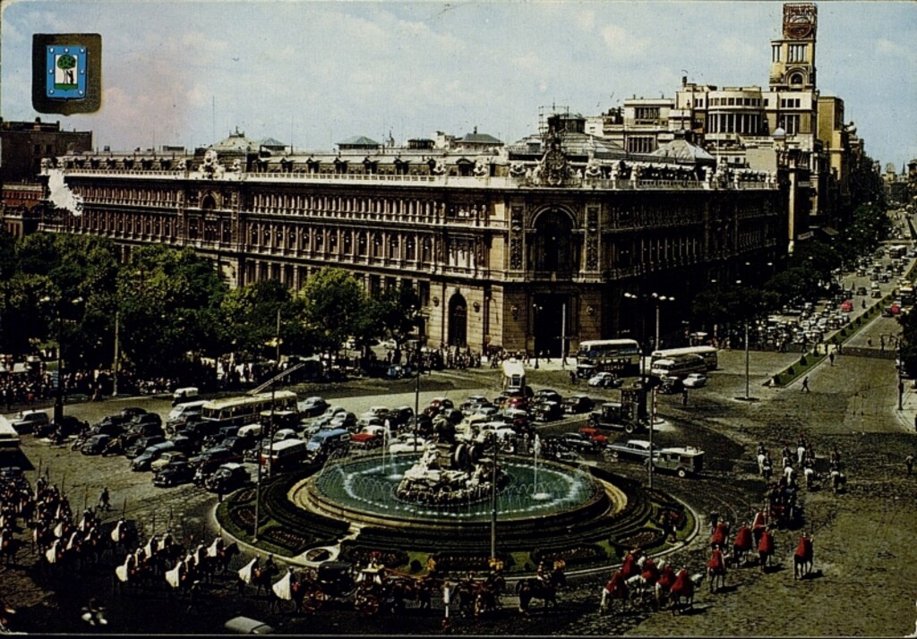 Miniatura de Cibeles y calle de Alcalá