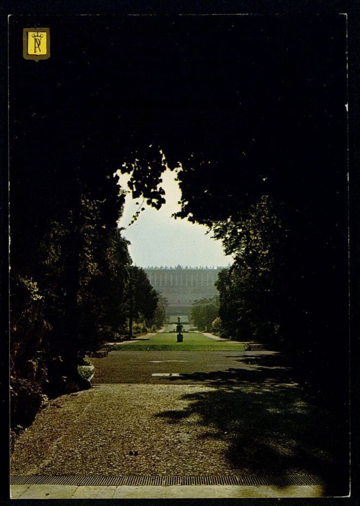 Miniatura de Palacio Real. Vista desde el Campo del Moro