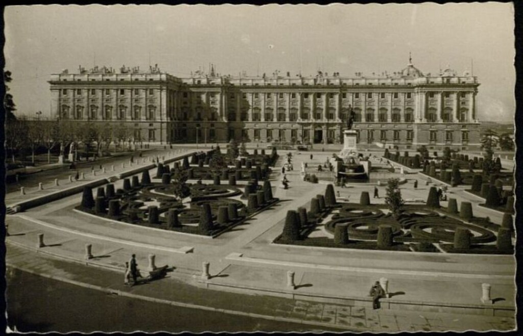 Miniatura de Plaza de Oriente. Palacio Nacional