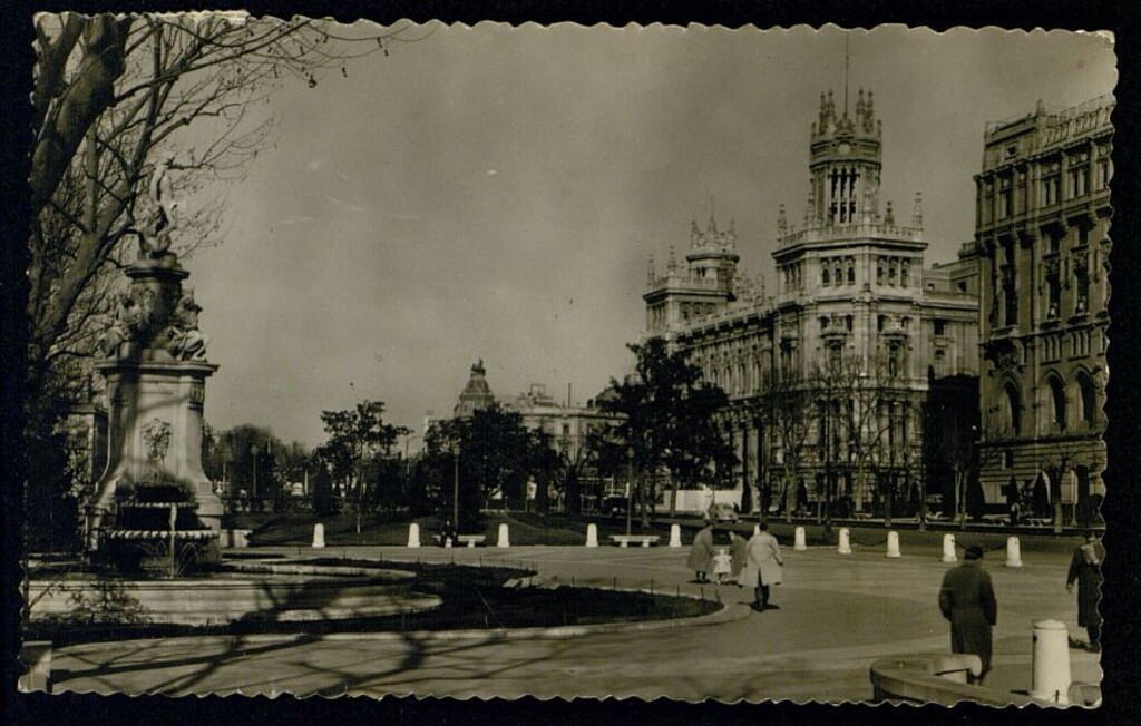 Miniatura de Paseo del Prado. Fuente de Apolo
