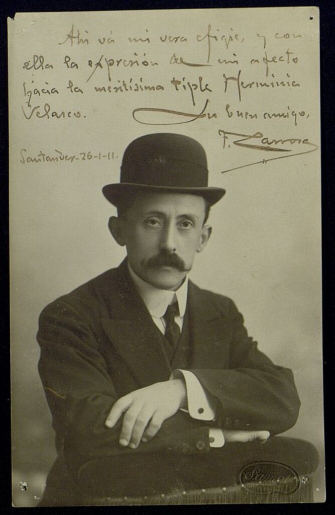 Miniatura de Retrato de hombre con sombrero