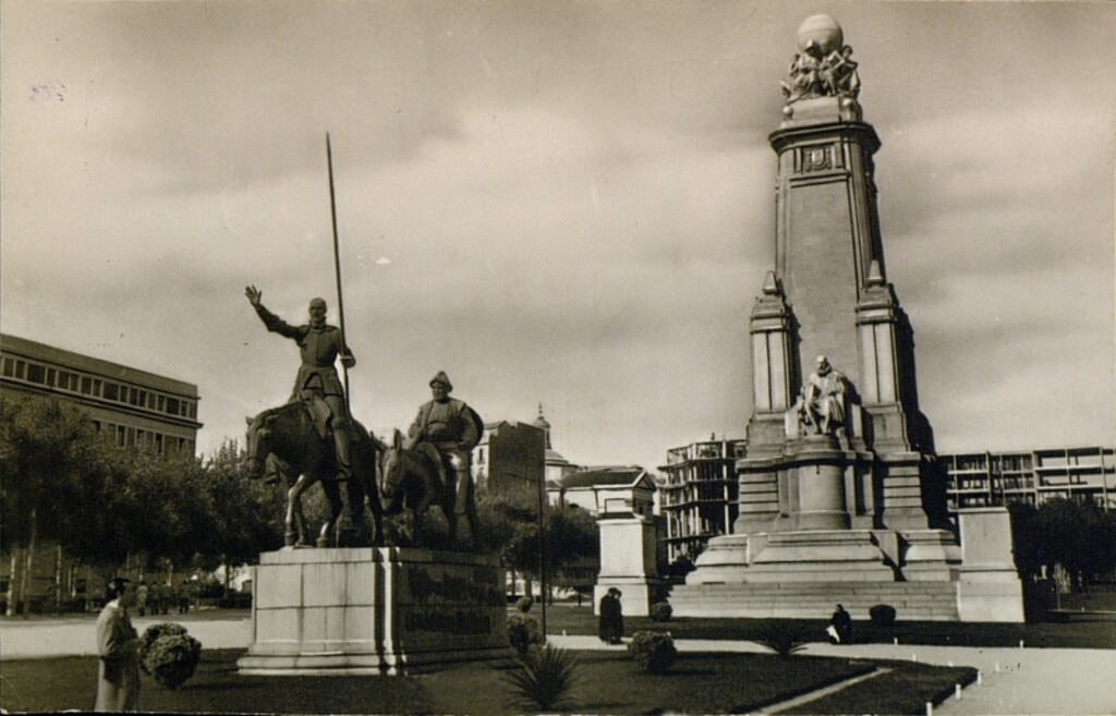 Miniatura de Plaza de España.Monumento a Cervantes