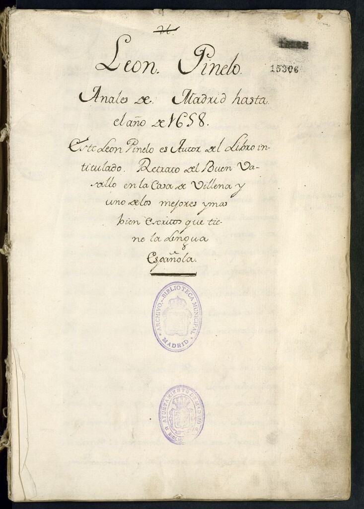 Miniatura de Anales de Madrid hasta el año de 1658