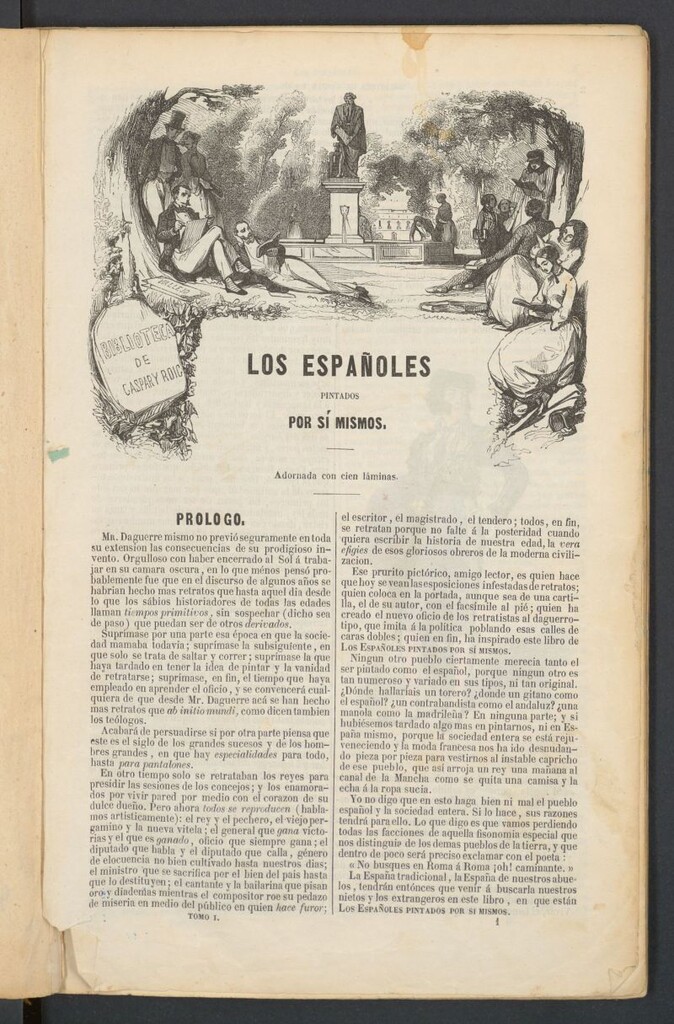Miniatura de Los españoles pintados por sí mismos