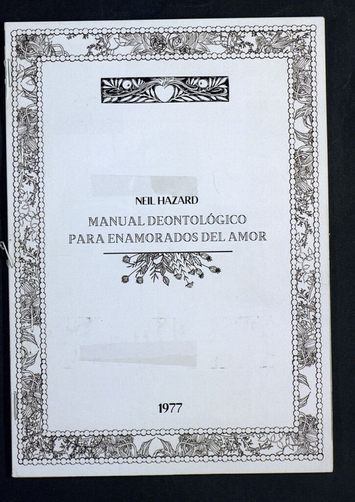 Miniatura de Manual deontológico para enamorados del amor