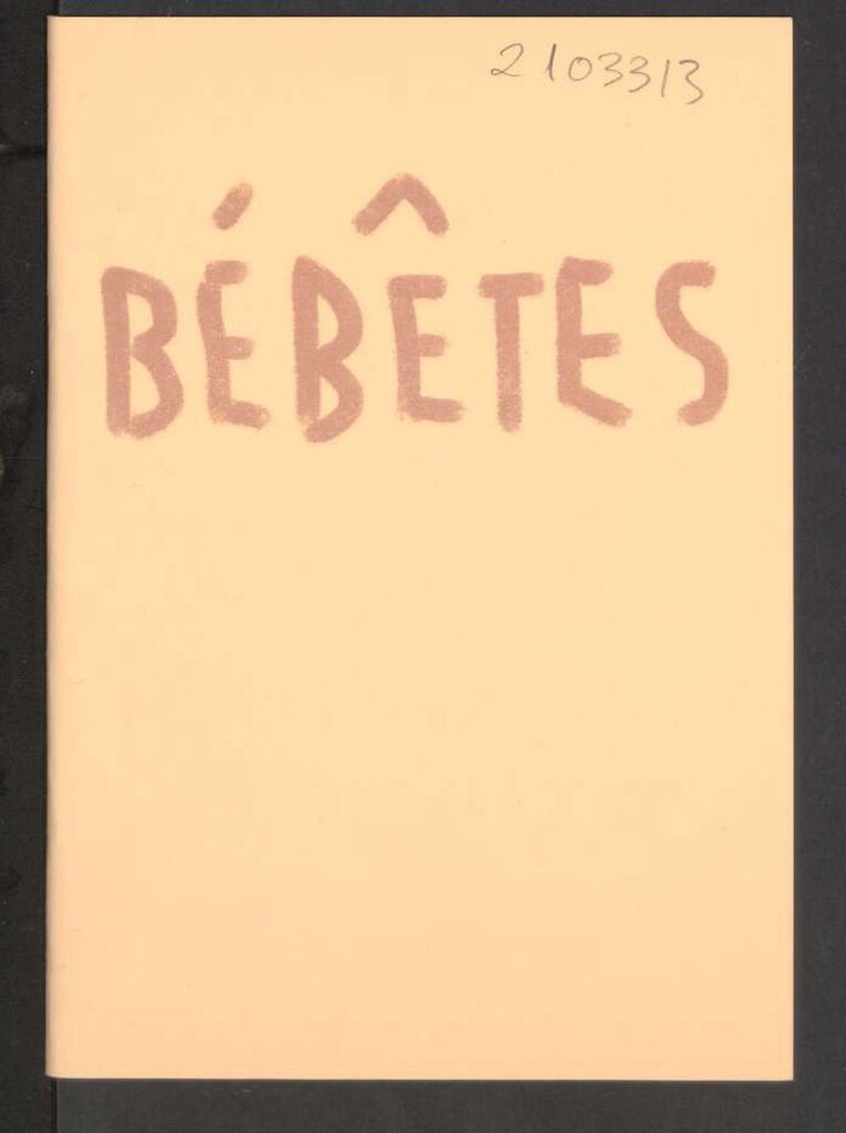 Miniatura de Bébêtes