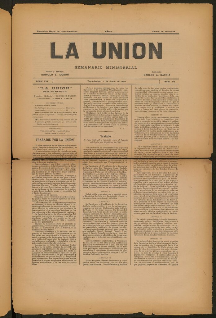 Miniatura de La Unión: Semanario ministerial del 11 de junio de 1898