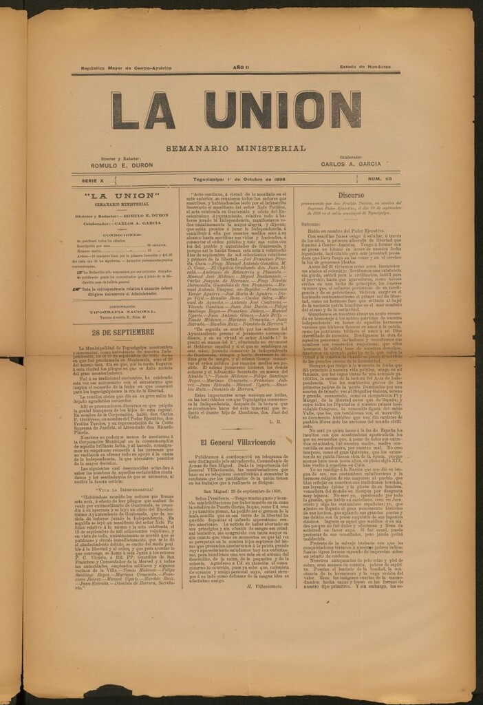 Miniatura de La Unión: Semanario ministerial del 1 de octubre de 1898