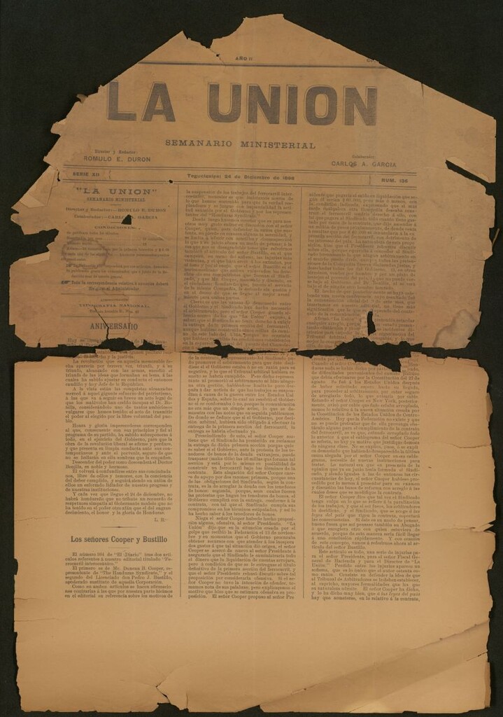 Miniatura de La Unión: Semanario ministerial del 24 de diciembre de 1898