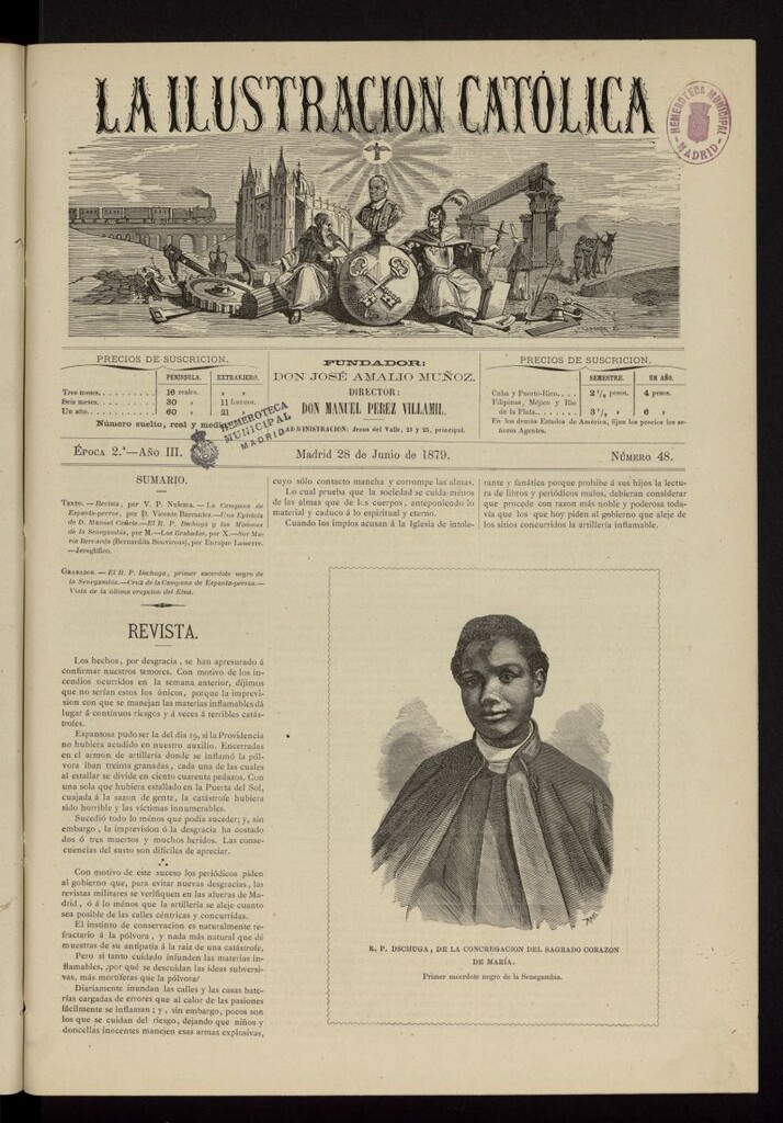 Miniatura de La Ilustración Católica del 28 de junio de 1879