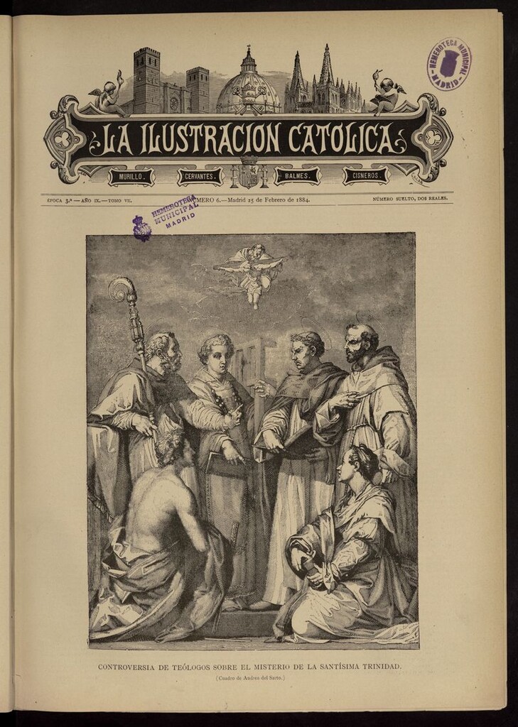 Miniatura de La Ilustración Católica del 25 de febrero de 1884
