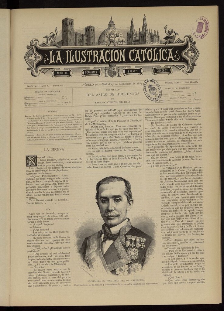 Miniatura de La Ilustración Católica del 15 de septiembre de 1885