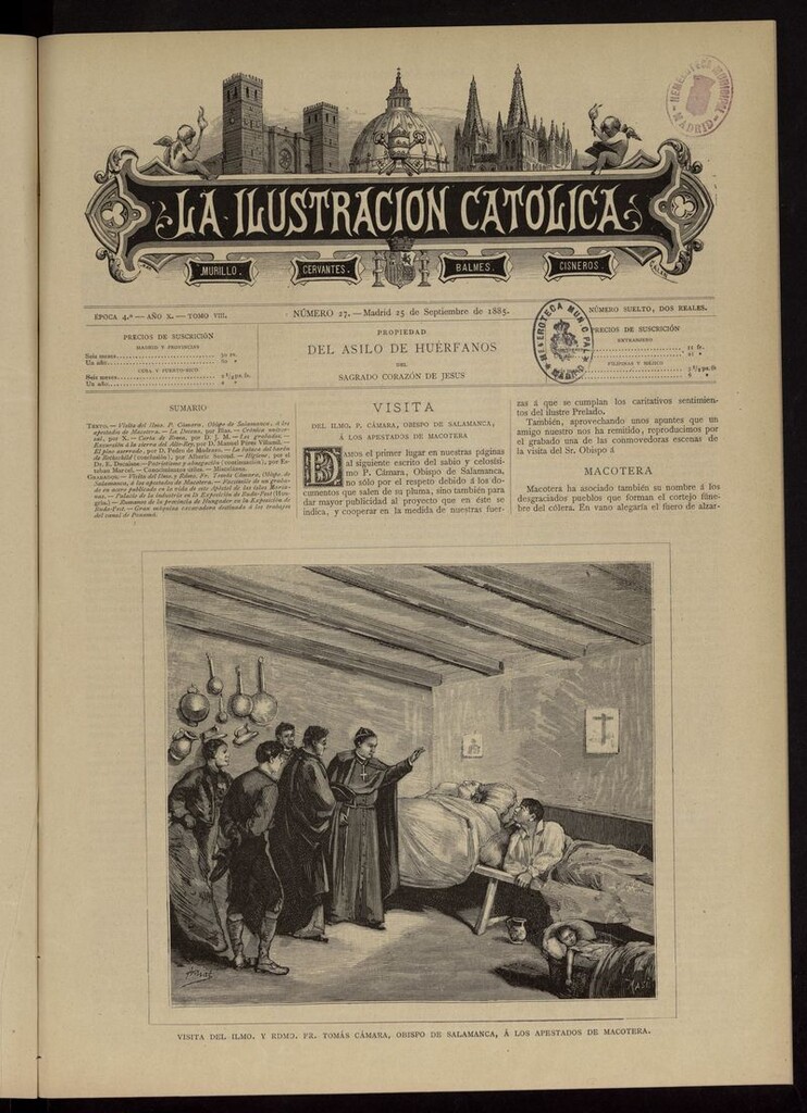 Miniatura de La Ilustración Católica del 25 de septiembre de 1885