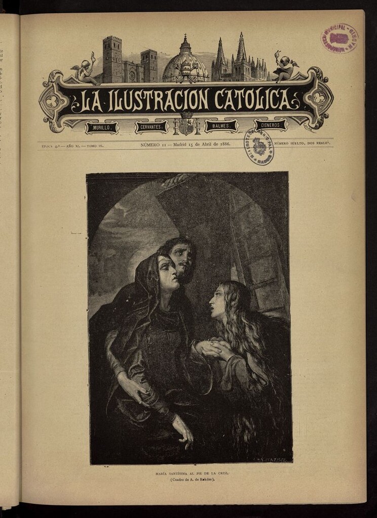 Miniatura de La Ilustración Católica del 15 de abril de 1886