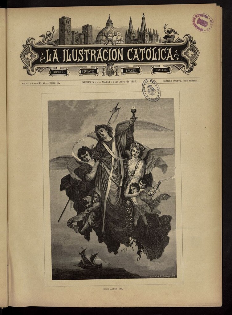 Miniatura de La Ilustración Católica del 25 de abril de 1886