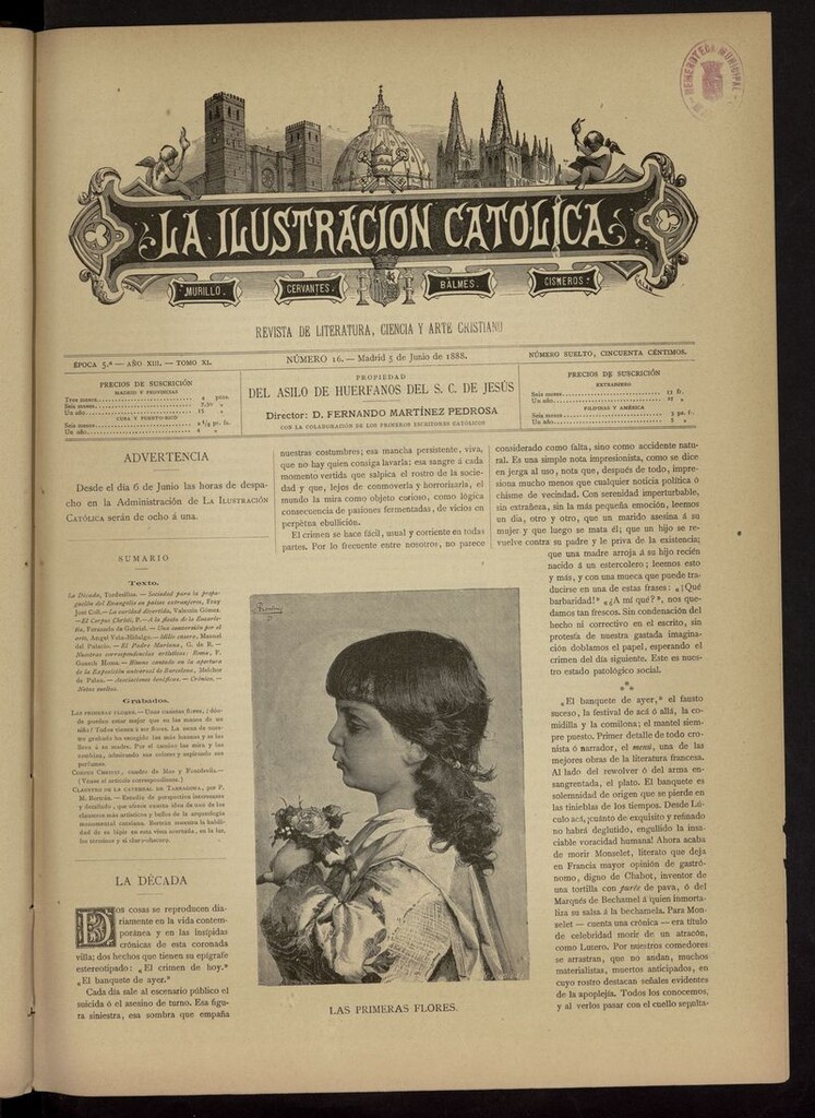 Miniatura de La Ilustración Católica del 5 de junio de 1888