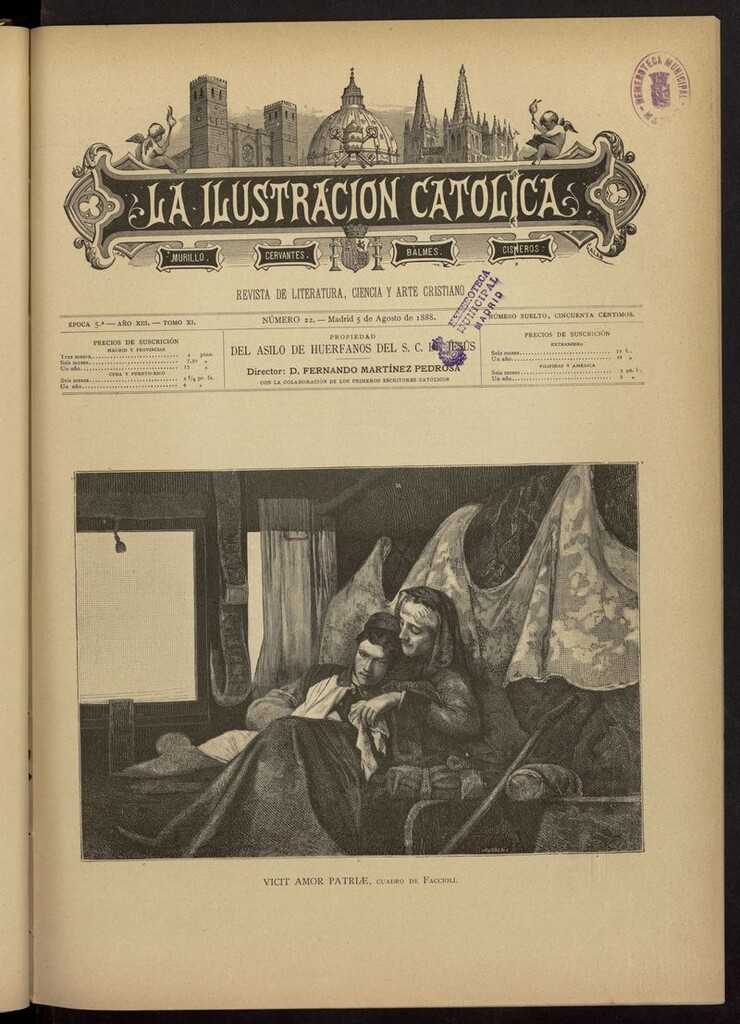Miniatura de La Ilustración Católica del 5 de agosto de 1888