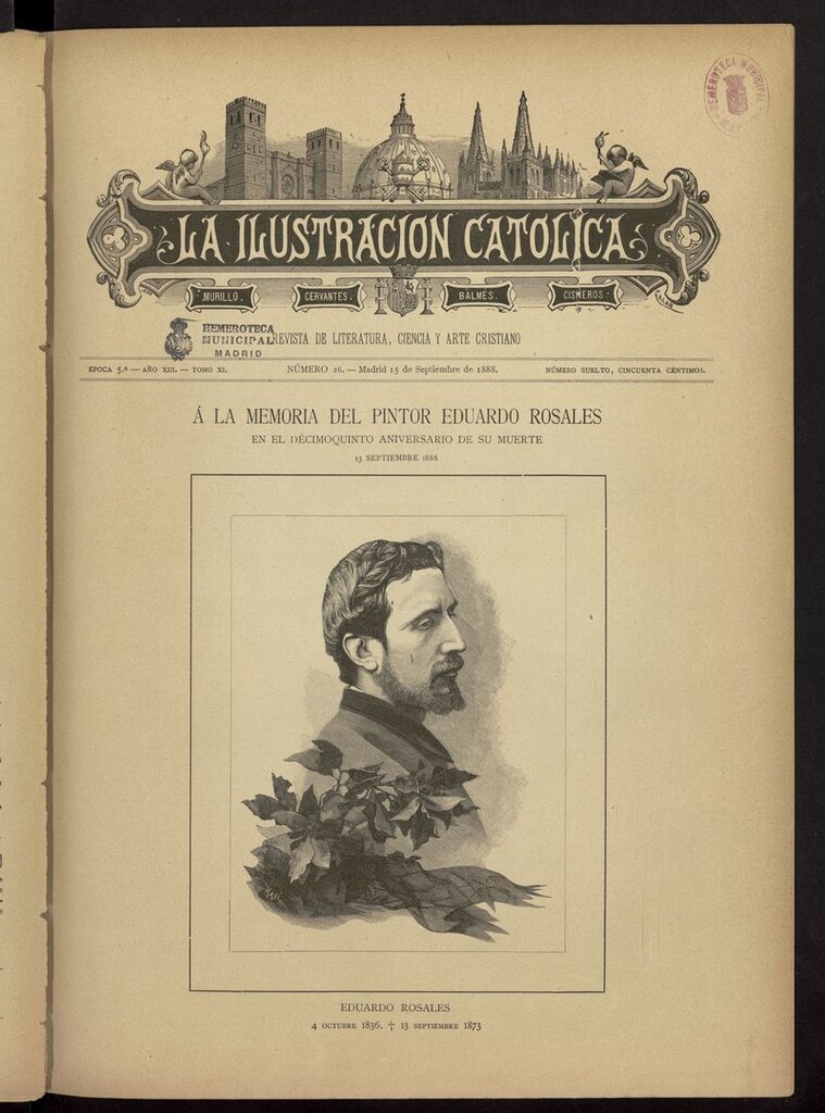 Miniatura de La Ilustración Católica del 15 de septiembre de 1888