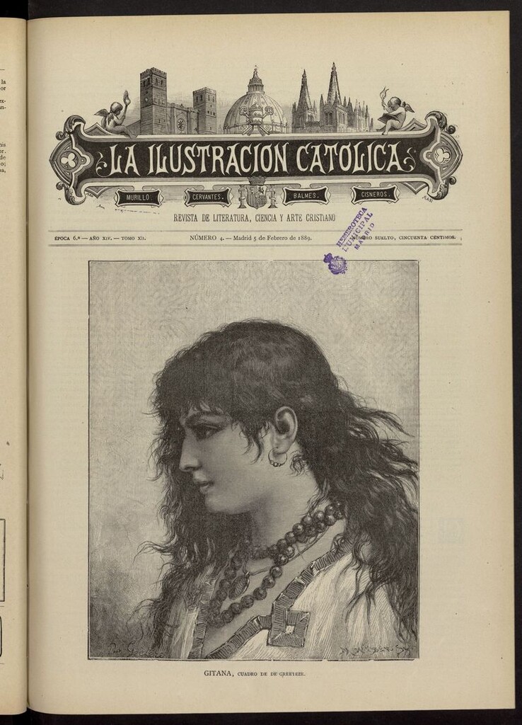 Miniatura de La Ilustración Católica del 5 de febrero de 1889