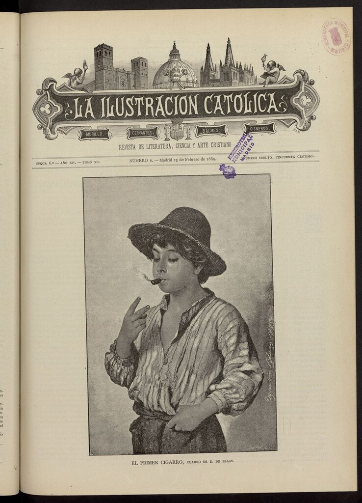Miniatura de La Ilustración Católica del 25 de febrero de 1889
