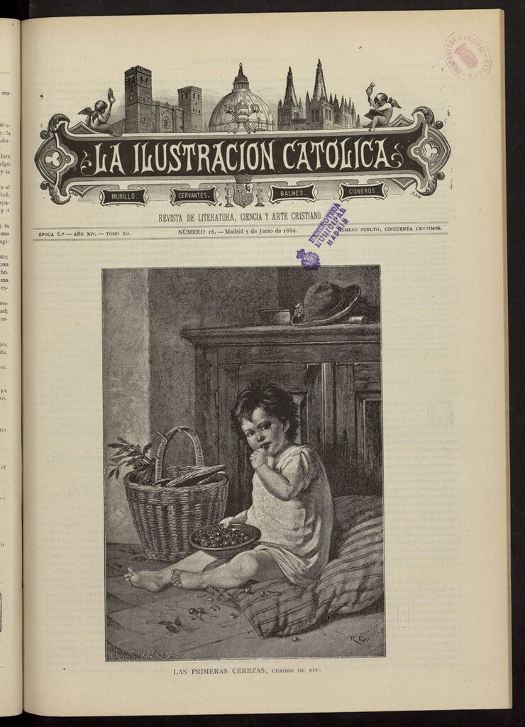 Miniatura de La Ilustración Católica del 5 de junio de 1889
