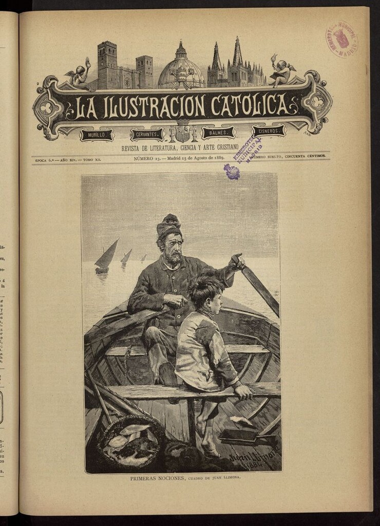 Miniatura de La Ilustración Católica del 15 de agosto de 1889