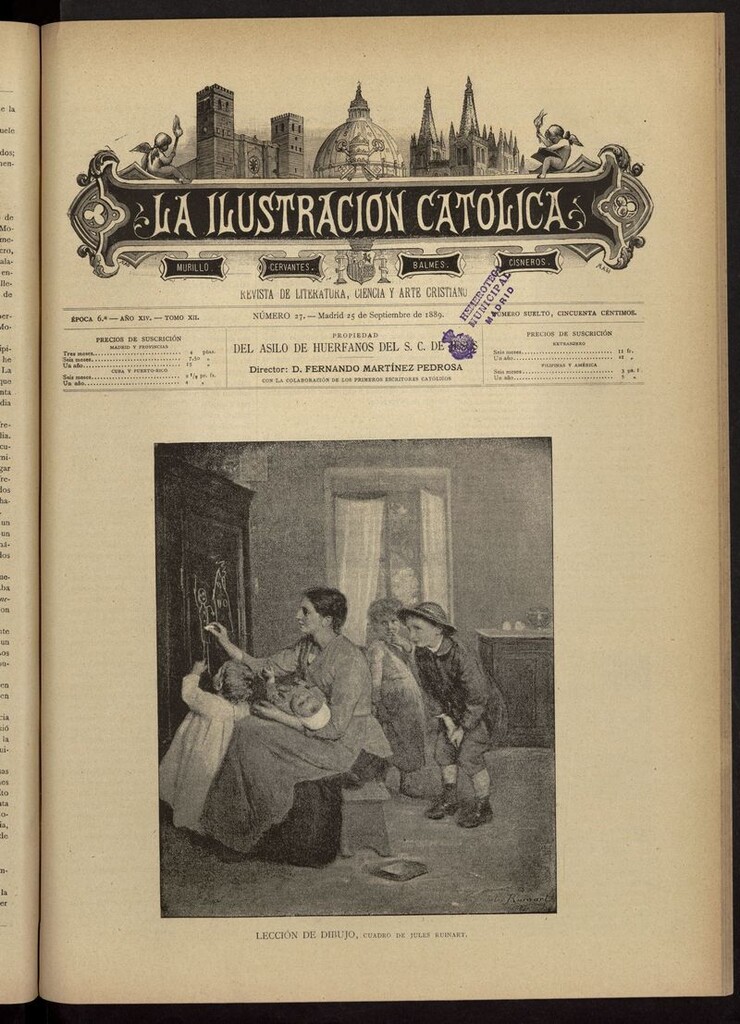 Miniatura de La Ilustración Católica del 25 de septiembre de 1889