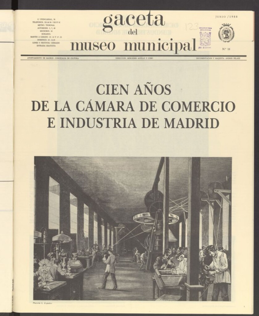 Miniatura de Gaceta del Museo Municipal de junio de 1988