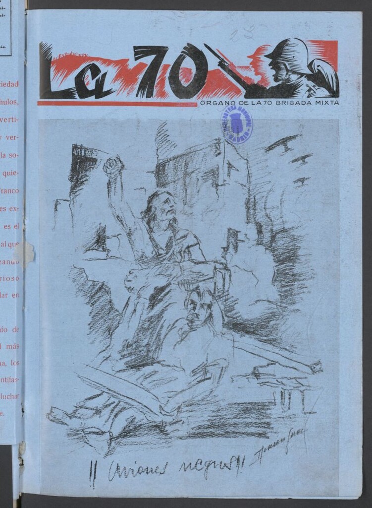 Miniatura de La 70 : órgano semanal de la Brigada del 31 de octubre de 1937