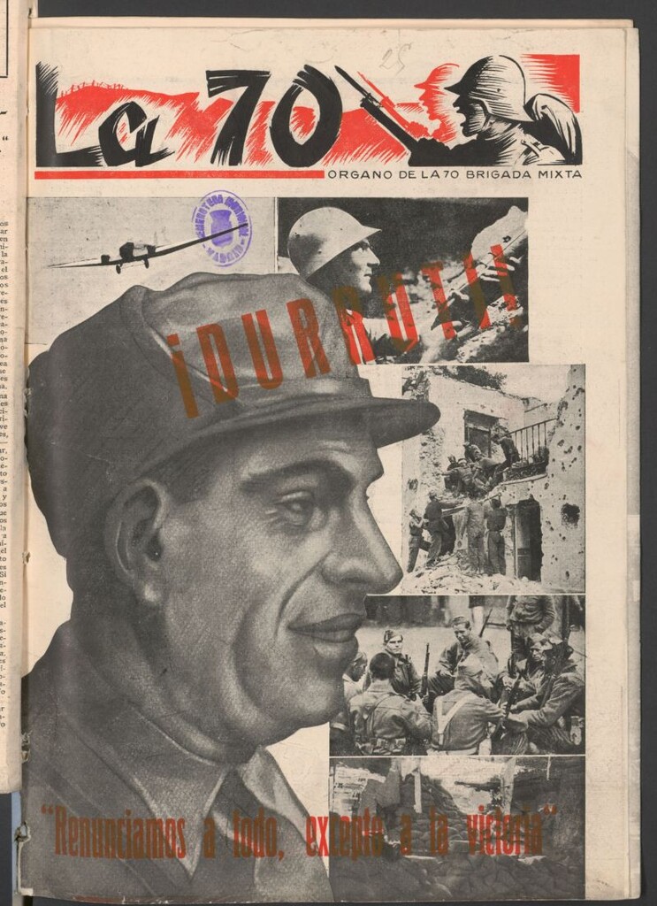 Miniatura de La 70 : órgano semanal de la Brigada del 14 de noviembre de 1937