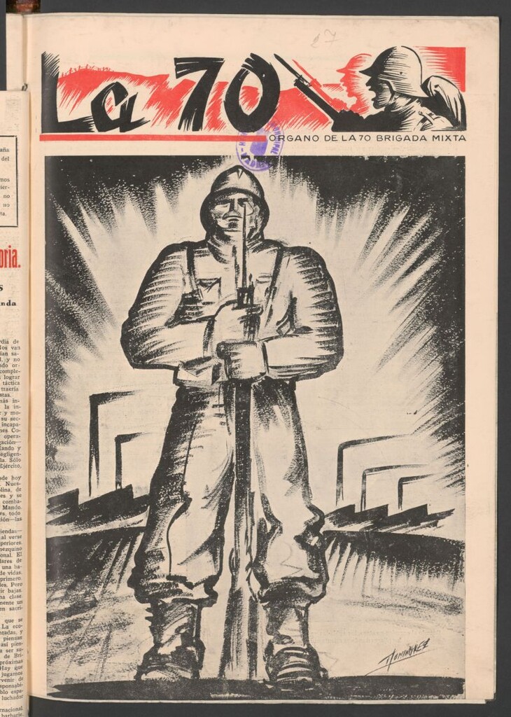 Miniatura de La 70 : órgano semanal de la Brigada del 28 de noviembre de 1937