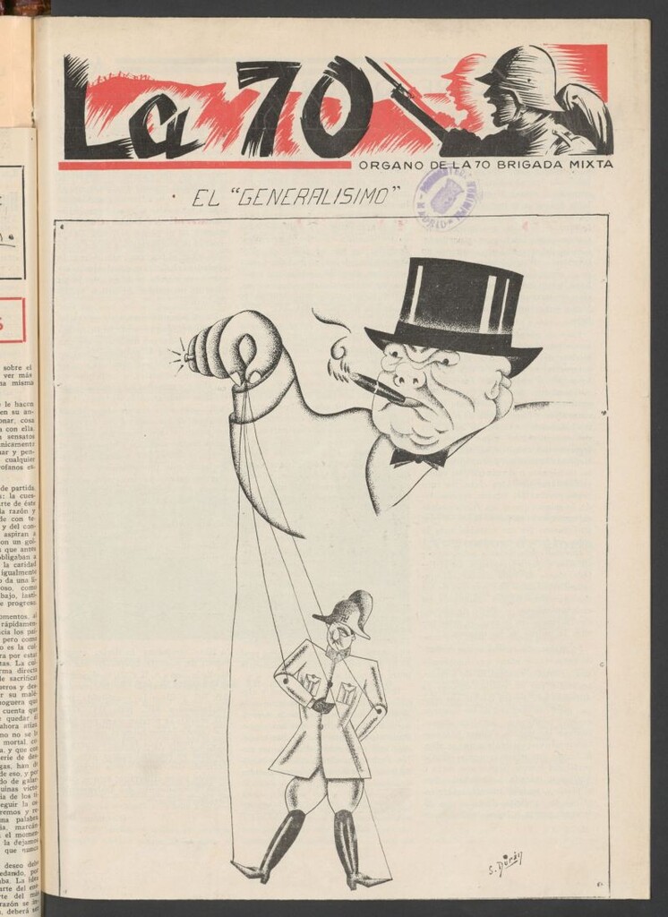 Miniatura de La 70 : órgano semanal de la Brigada del 20 de enero de 1938