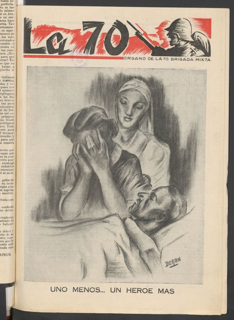 Miniatura de La 70 : órgano semanal de la Brigada del 10 de abril de 1938