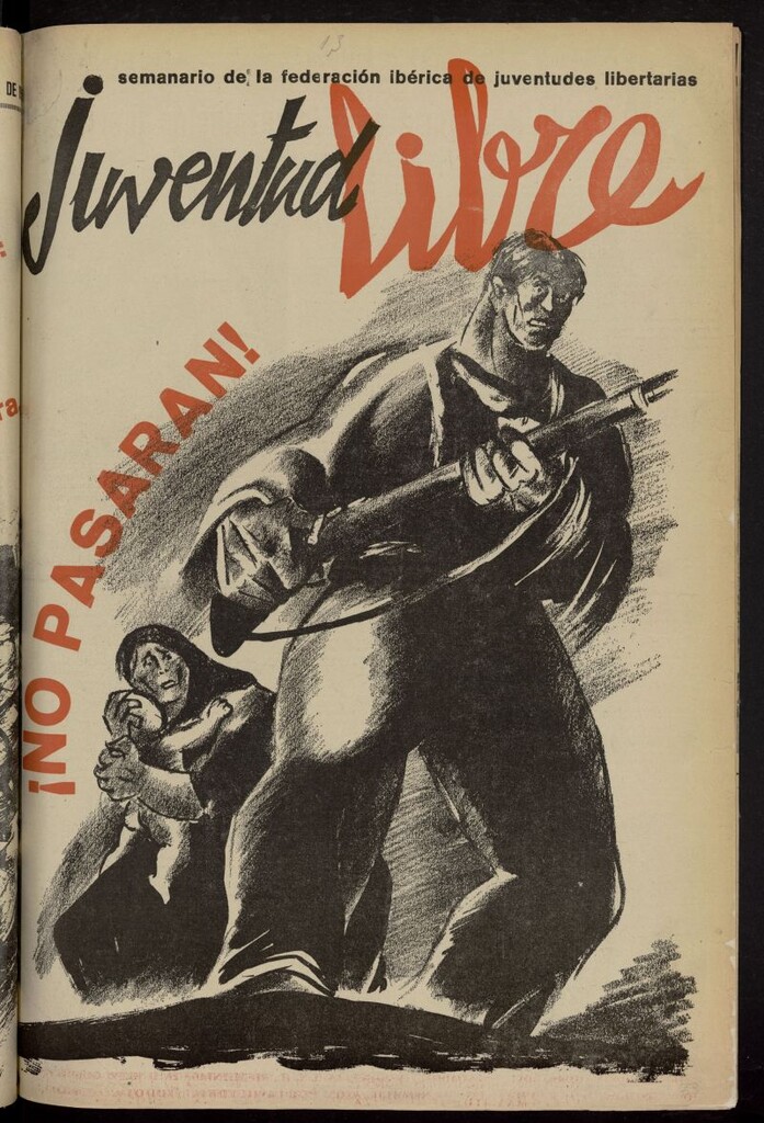 Miniatura de Juventud Libre : semanario Juvenil Anarquista del 7 de noviembre de 1936