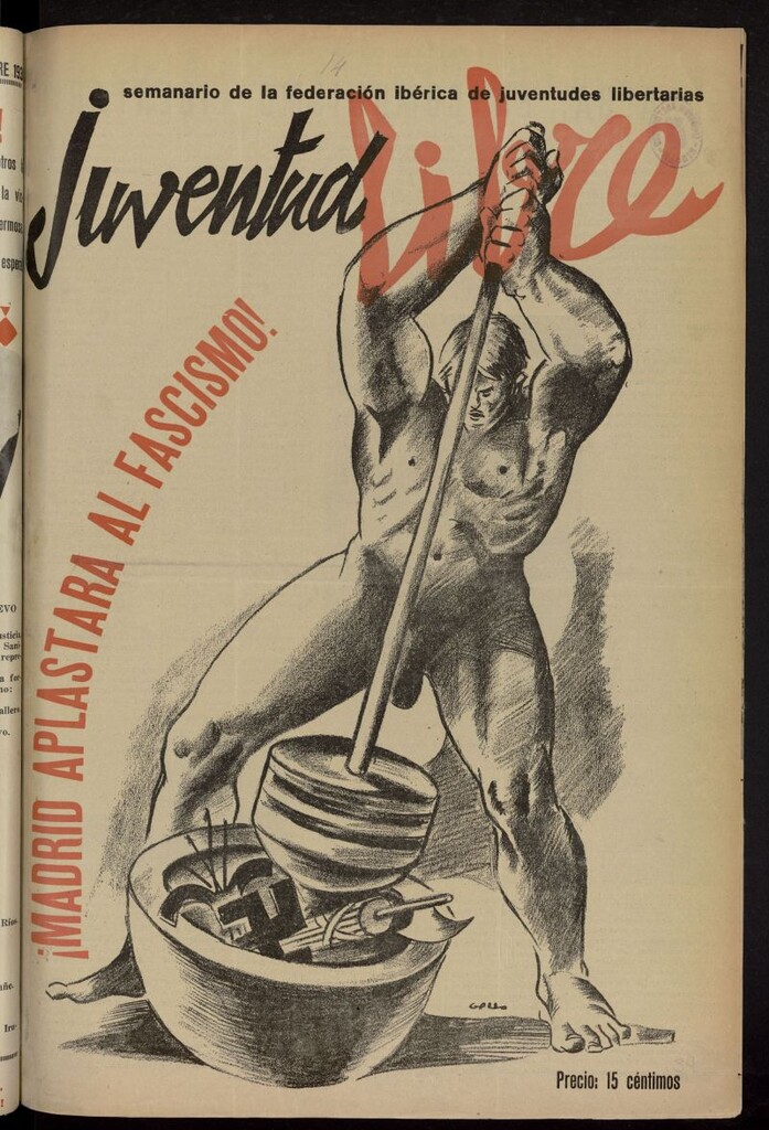 Miniatura de Juventud Libre : semanario Juvenil Anarquista del 14 de noviembre de 1936