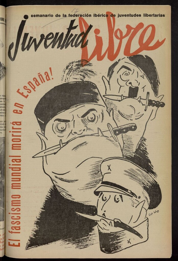 Miniatura de Juventud Libre : semanario Juvenil Anarquista del 5 de diciembre de 1936