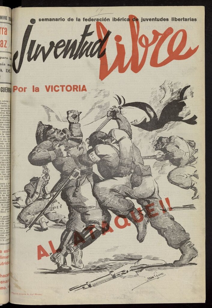 Miniatura de Juventud Libre : semanario Juvenil Anarquista del 19 de diciembre de 1936