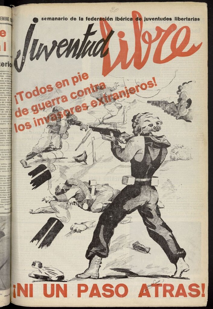Miniatura de Juventud Libre : semanario Juvenil Anarquista del 26 de diciembre de 1936
