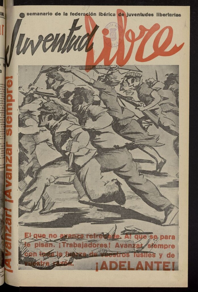 Miniatura de Juventud Libre : semanario Juvenil Anarquista del 27 de febrero de 1937
