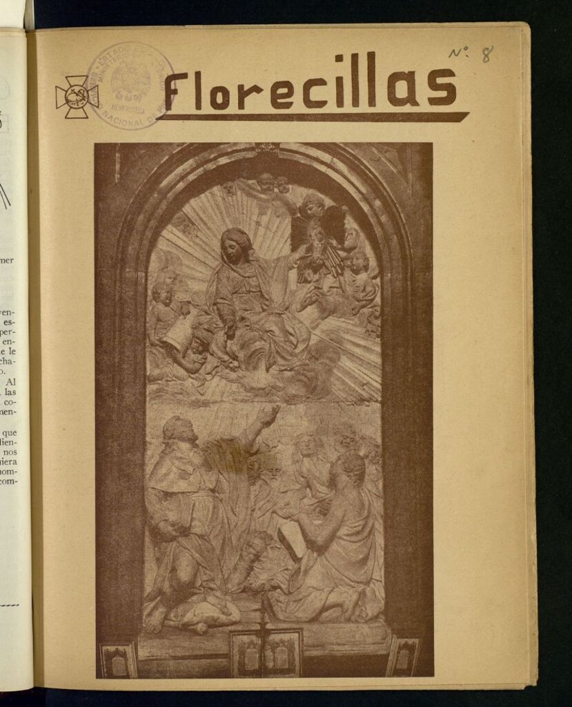 Miniatura de Florecillas : suplemento de "Sembrad" para las secciones de menores de J.F. de A.C. de octubre de 1938