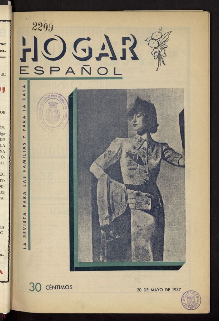 Miniatura de Hogar español : la revista para las familias y para la casa del 20 de mayo de 1937
