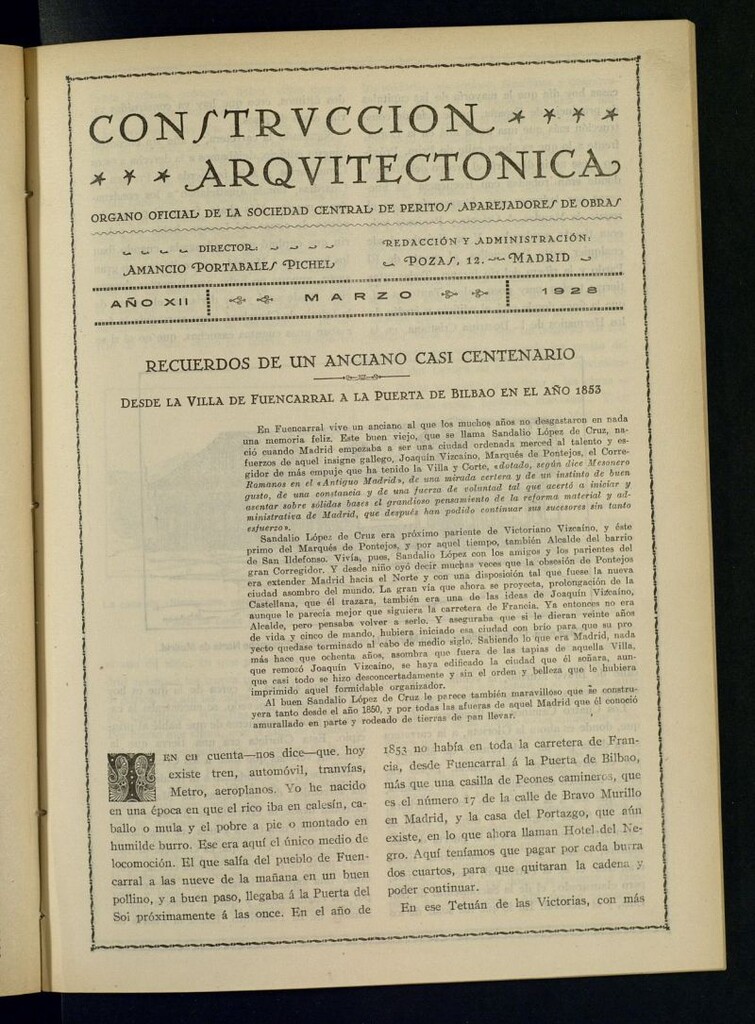 Miniatura de Construcción arquitectónica de marzo de 1928