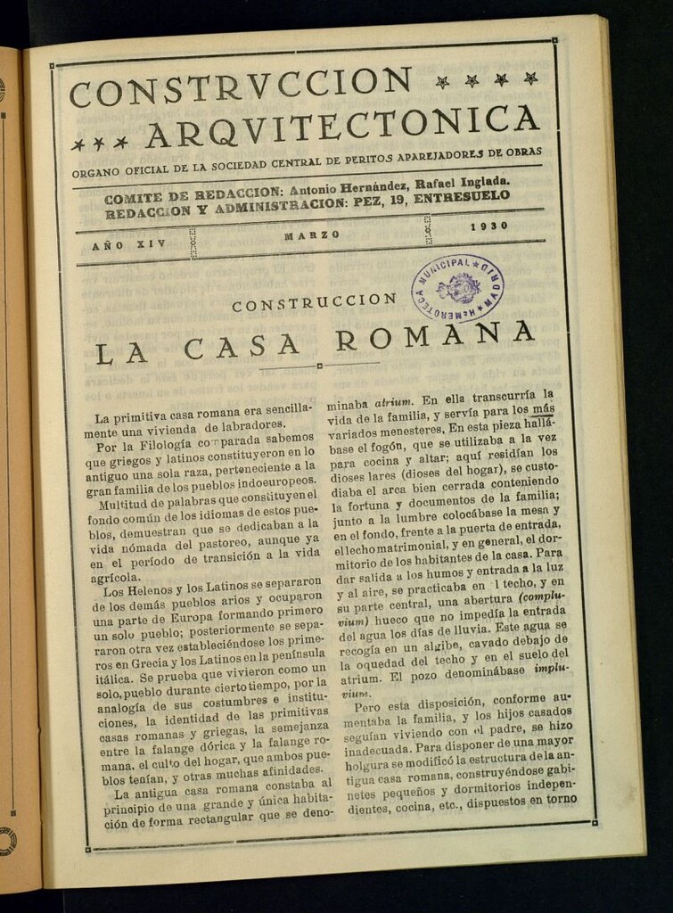 Miniatura de Construcción arquitectónica de marzo de 1930