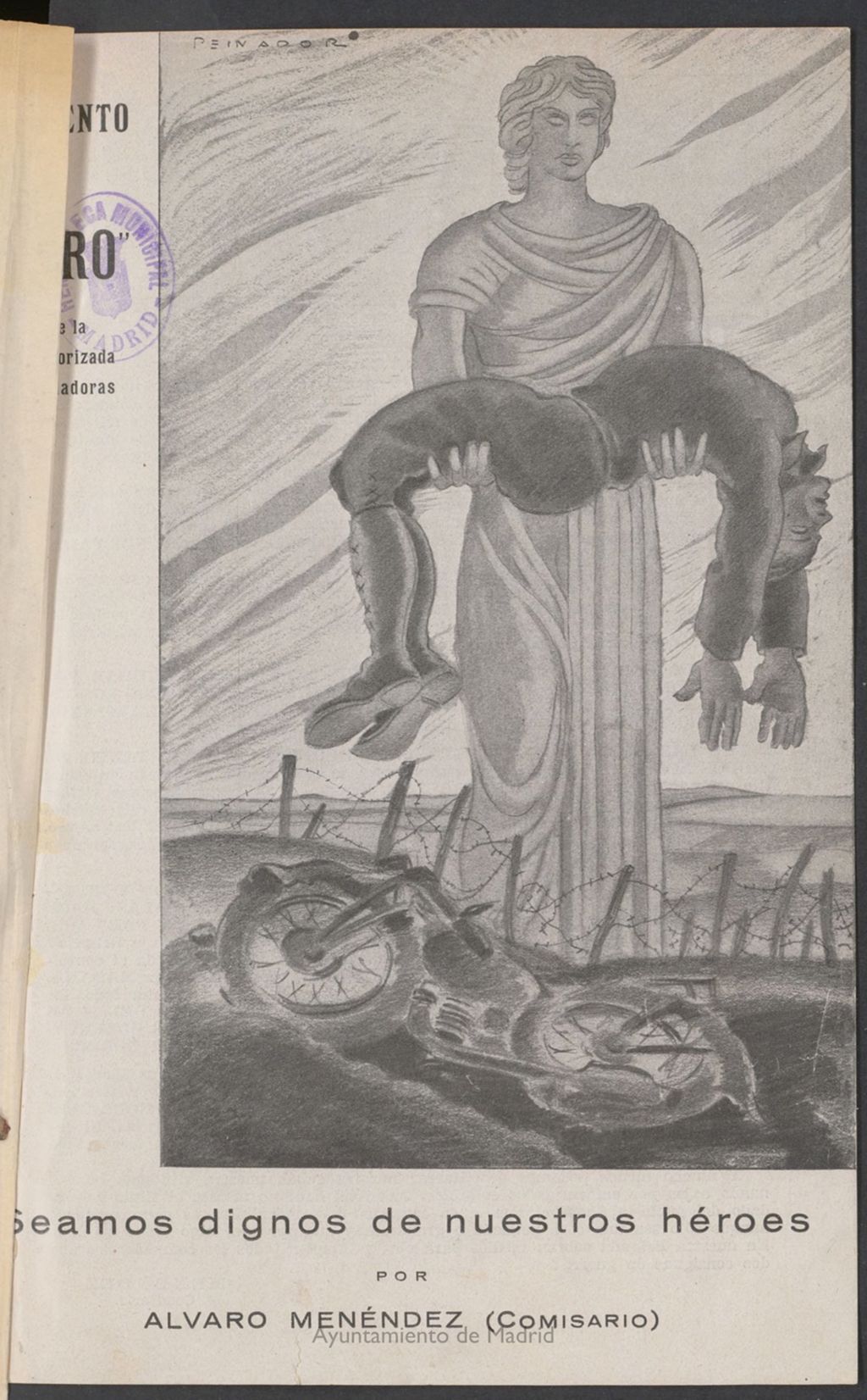 Miniatura de Hierro : órgano del Batallón de Hierro, Brigada Motorizada de Ametralladoras : semanario de guerra del 24 de septiembre de 1936