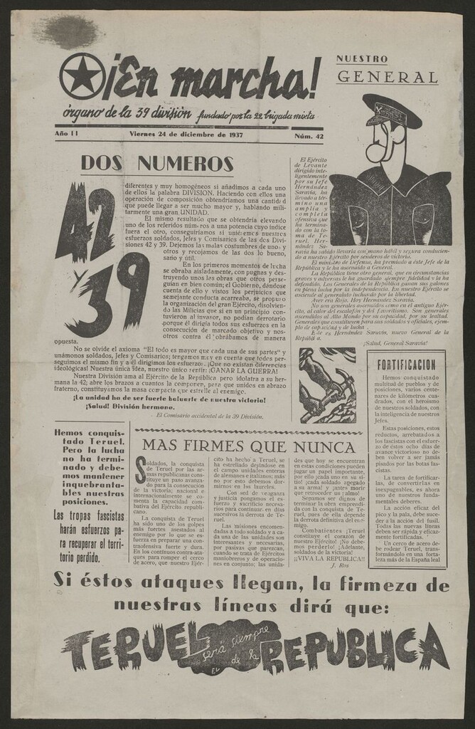 Miniatura de ¡En marcha! : portavoz de la 22 Brigada Mixta del 24 de diciembre de 1937