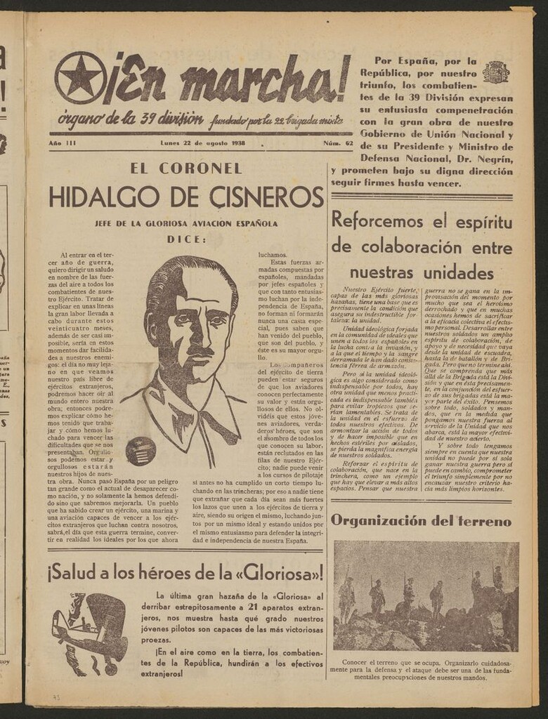 Miniatura de ¡En marcha! : portavoz de la 22 Brigada Mixta del 22 de agosto de1938