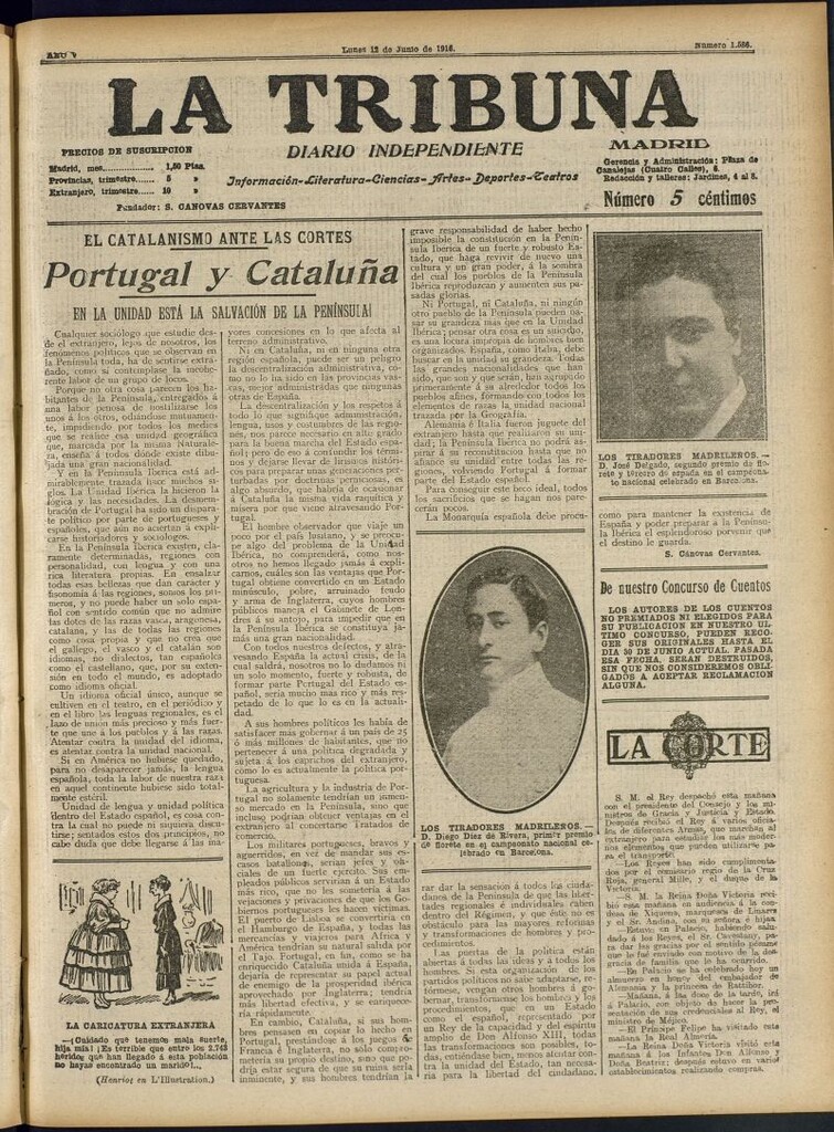 Miniatura de La Tribuna: diario independiente del 12 de junio de 1916