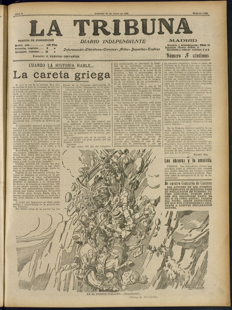 Miniatura de La Tribuna: diario independiente del 18 de junio de 1916
